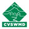 Central Vermont Solid Waste Management District logo green and white